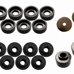 Fishbone Body Mount Bushings, Polyurethane, Set of 8 – FB47234