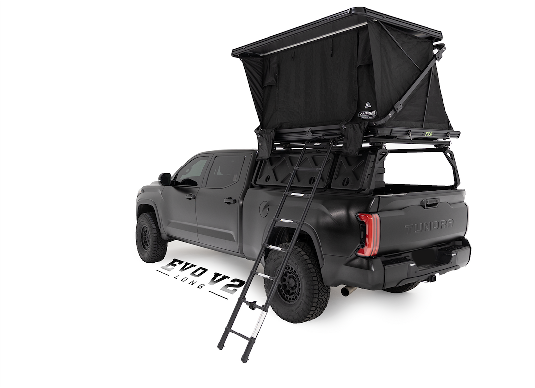Freespirit Tent, Evolution V2 Long, Vehicle Rooftop, 88 Inch Length X 60 Inch Width X 47 Inch Height, Sleeps 2 to 3 Adults – 100-RTEV55L
