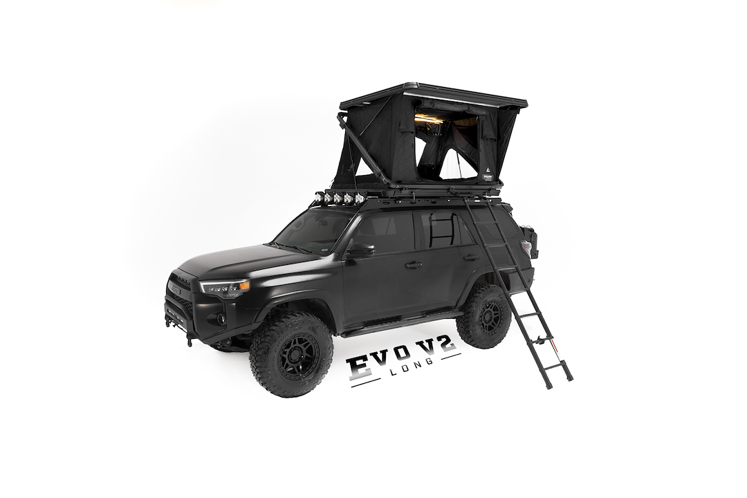 Freespirit Tent, Evolution V2 Long, Vehicle Rooftop, 88 Inch Length X 60 Inch Width X 47 Inch Height, Sleeps 2 to 3 Adults – 100-RTEV55L