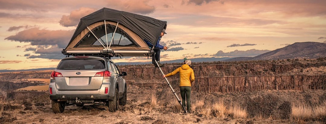 Freespirit Tent, High Country Series, Vehicle Rooftop, 55 Inch Length X 98 Inch Width X 48 Inch Height, Sleeps 2 to 3 Adults – 100-RTHC55305