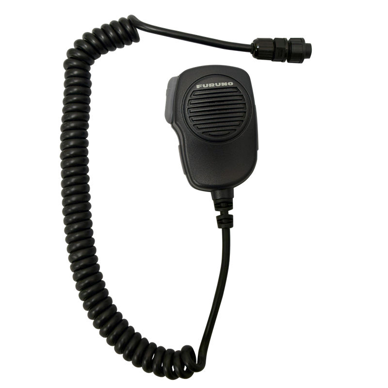 Furuno VHF Radio Microphone, DM-2003-F, For Use with FM-8800S VHF Radio, Fist Microphone, Black – 000-150-016-11