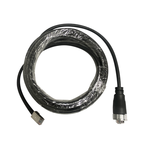 Furuno Ethernet Cable, Fits Tztouchxl Multi Function Display, Non-Waterproof RJ45 to Waterproof RJ45 Connectors, 2 Meter Length – 001-646-960-00