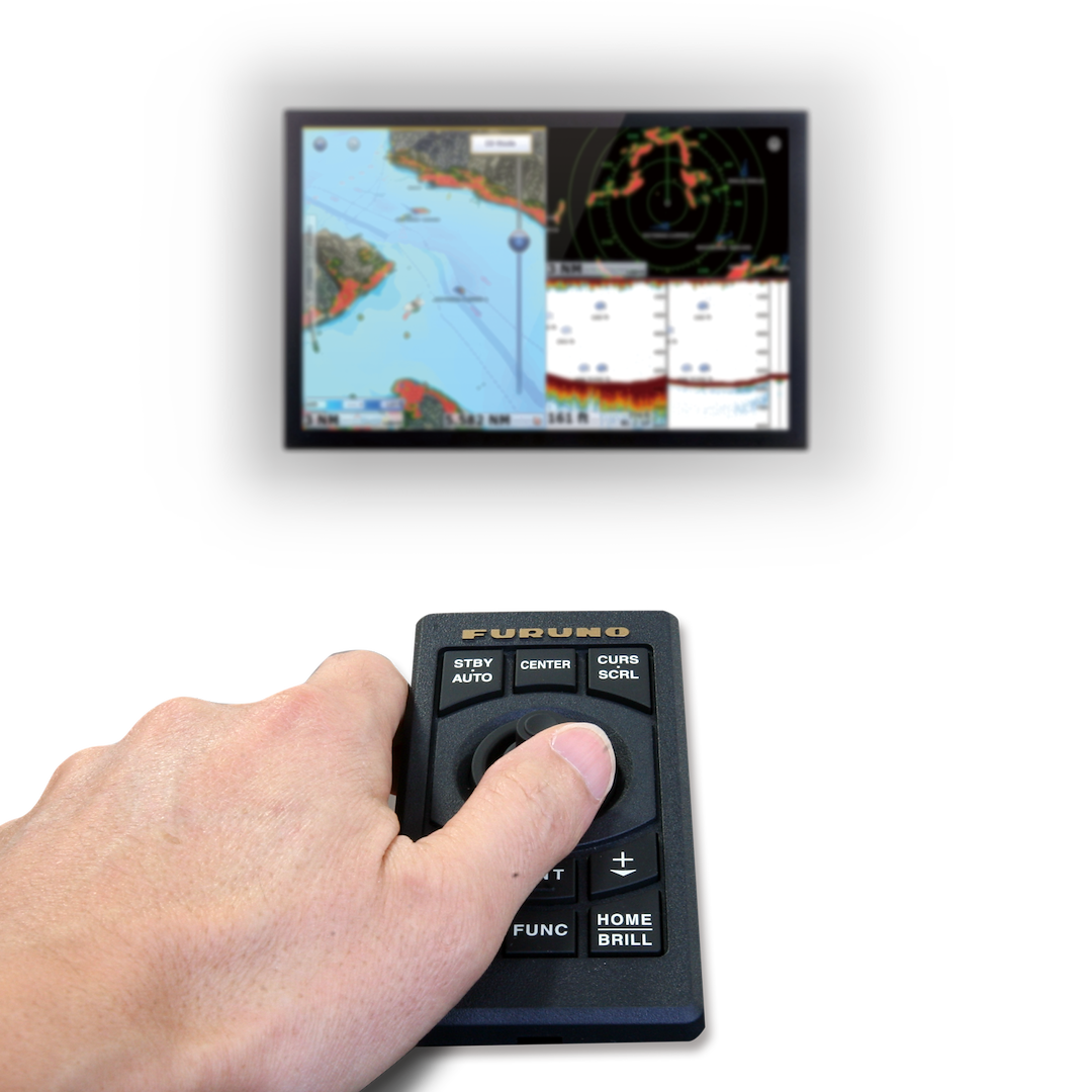 Furuno Multi Function Display Remote Control, MCU002, For Use with Navnet Tztouch/ TZtouch2 Multi Function Display, Flush Mount – MCU002