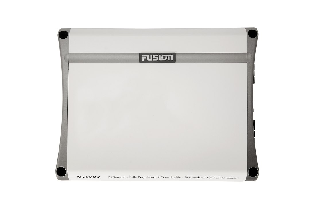 Fusion Elec Amplifier, AM Series, 2 Channel, 400 Watts Peak Power – 010-01499-00