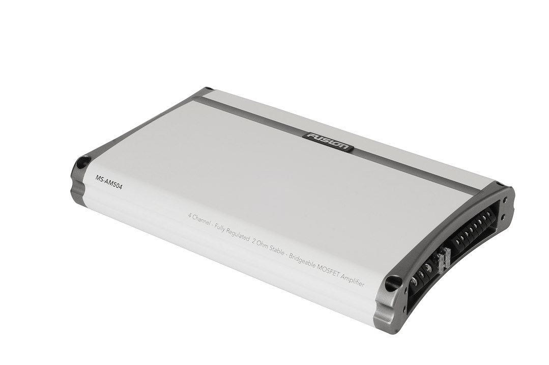 Fusion Elec Amplifier, AM Series, 4 Channel, 500 Watts Peak Power – 010-01500-00