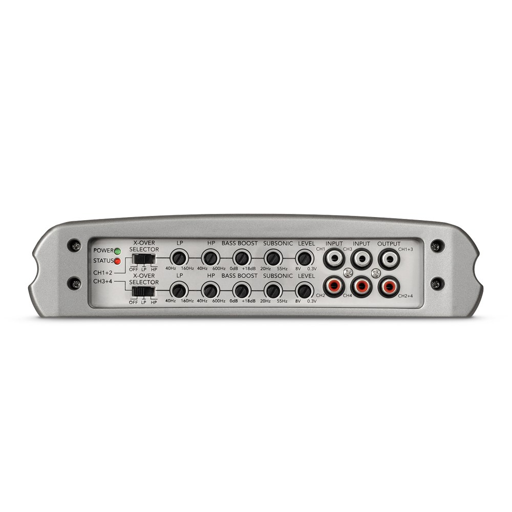 Fusion Elec Amplifier, AM Series, 4 Channel, 500 Watts Peak Power – 010-01500-00