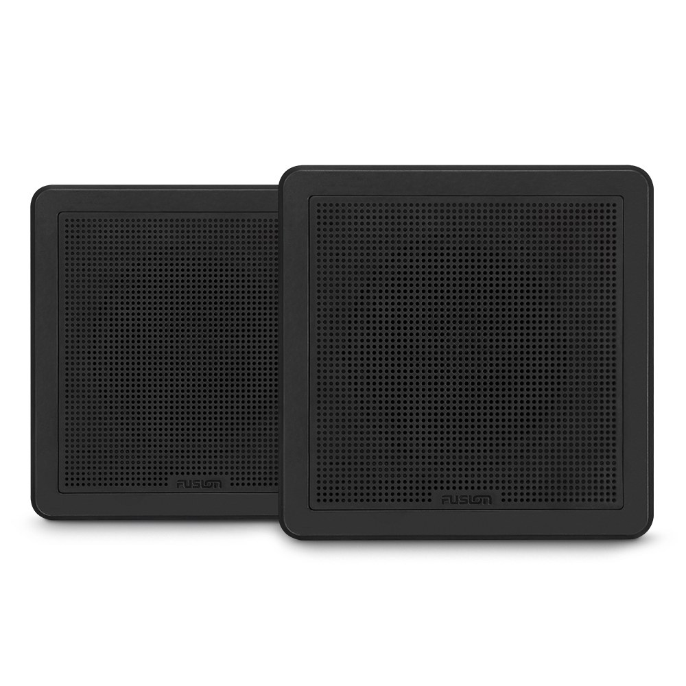 Fusion Elec Speaker, FM Series, 6.5 Inch Square Coaxial Speaker, 6.02 Inch Width X 6.02 Inch Height X 2.74 Inch Depth Overall Dimension – 010-02299-11