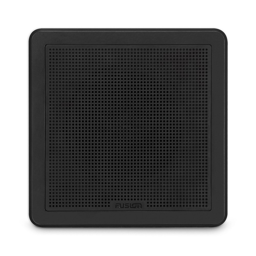 Fusion Elec Speaker, FM Series, 6.5 Inch Square Coaxial Speaker, 6.02 Inch Width X 6.02 Inch Height X 2.74 Inch Depth Overall Dimension – 010-02299-11