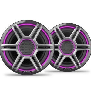 Fusion Elec Speaker, Apollo™, 7.7 Inch Round Coaxial Sports Speaker, 7.72 Inch Diameter X 4.46 Inch Depth Overall Dimension – 010-02918-13
