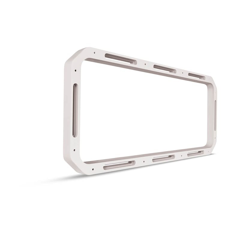 Fusion Elec Speaker Mounting Spacer, 22 Millimeter Surface Mounting Spacer, 19 Millimeter Mounting Depth, Single, White – 010-12588-00