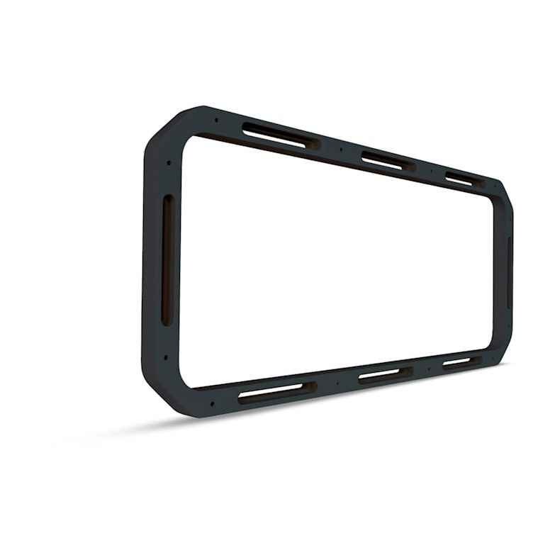 Fusion Elec Speaker Mounting Spacer, 16 Millimeter Surface Mounting Spacer, 25 Millimeter Mounting Depth, Single, Black – 010-12591-00
