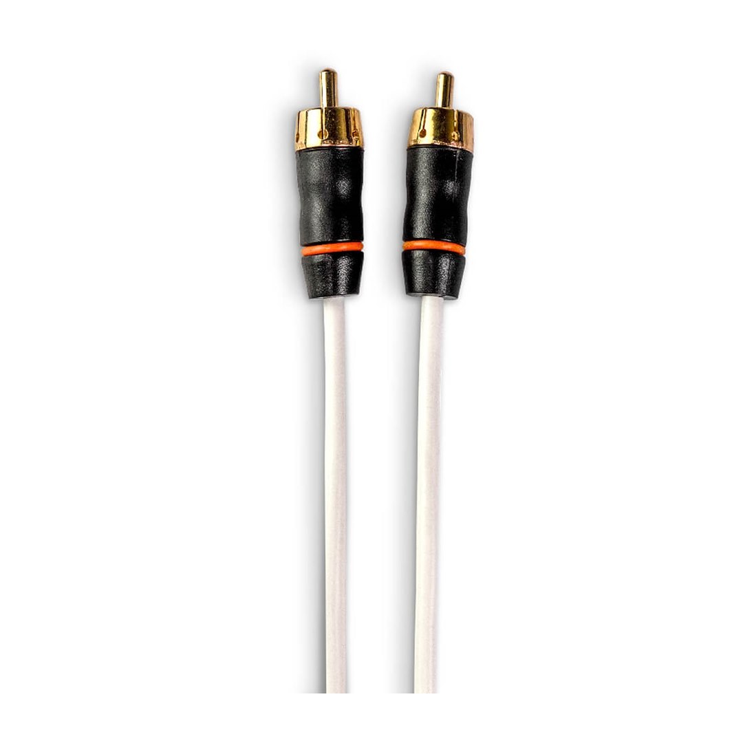 Fusion Elec Audio/ Video Cable, Performance, 1 Channel, 25 Foot Length, White, With Gold Plated Connectors – 010-13192-20