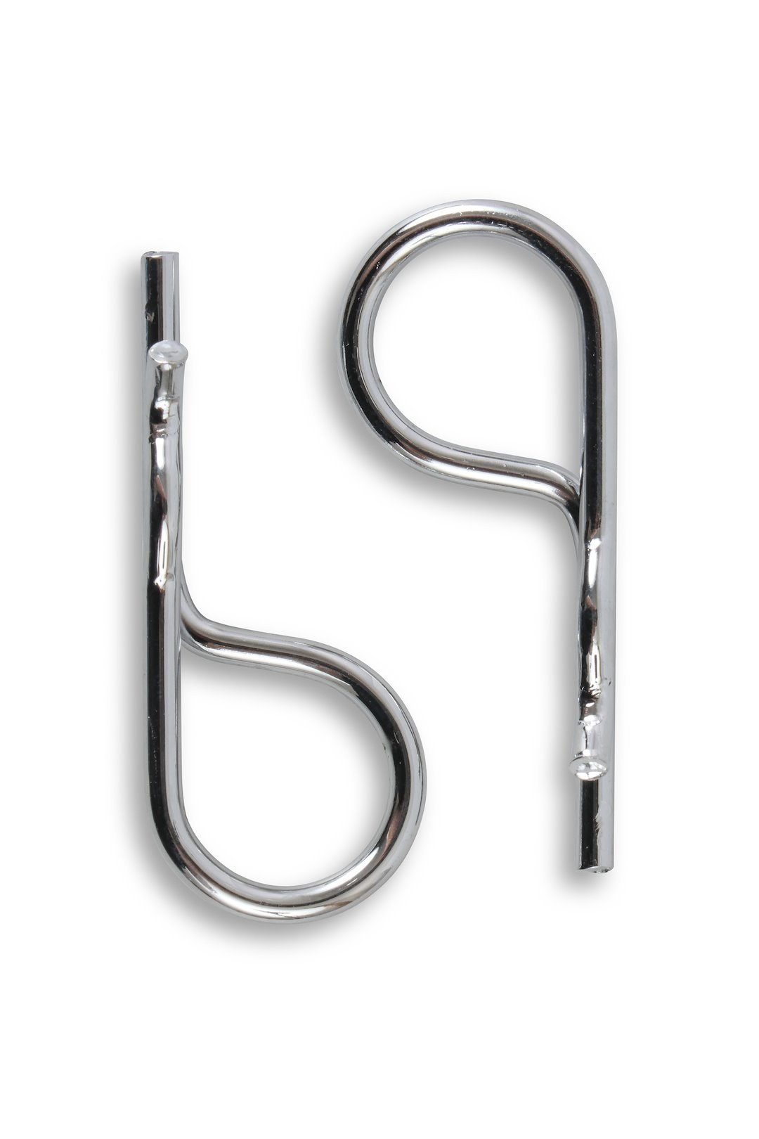 Mr. Gasket Hood Pin Clip, Replacement Clip for Mr. Gasket Hood and Deck Pinning Kits, Hair Pin Style Safety Clip, Chrome, Steel, Set of 2 – 1016A