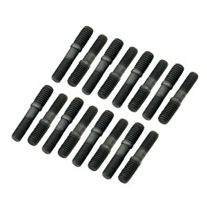 Mr. Gasket Rocker Arm Stud, For Use with Chevy 265-400, 3/8 Inch Stud Diameter, 1.47 Inch Screw IN Depth, Set of 16 – 1076