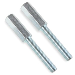 Mr. Gasket Shock Absorber Extender, 3 Inch Shock Extension Length, Threaded Style End, Set of 2 – 1290