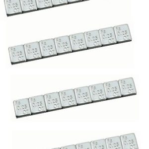 Mr. Gasket Wheel Balance Weight, 2 Inches Equals 1 Ounce, Self Adhesive, Set of 4 Four Inch Strips – 1428LF