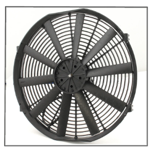 Mr. Gasket Cooling Fan, Electric, 2000 Cubic Feet Per Minute, 16 Inch Diameter X 16.5 Inch Height X 16 Inch Width X 3.5 Inch Depth – 1988MRG