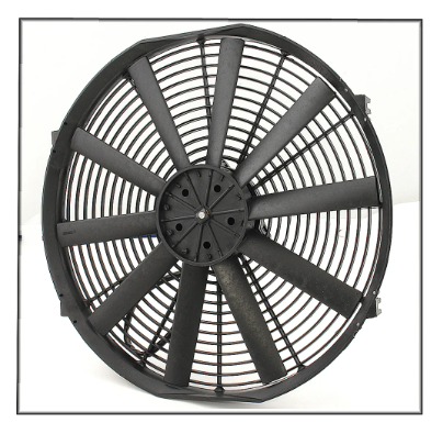 Mr. Gasket Cooling Fan, Electric, 2000 Cubic Feet Per Minute, 16 Inch Diameter X 16.5 Inch Height X 16 Inch Width X 3.5 Inch Depth – 1988MRG