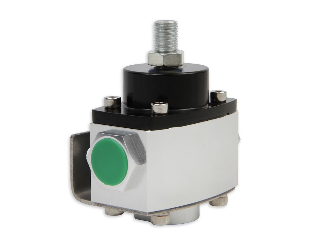 Mr. Gasket Fuel Pressure Regulator, 4.5-9 PSI Max Pressure, 3/8 Inch Inlet/ Outlet, Gasoline, Steel, With Mounting Bracket – 2015