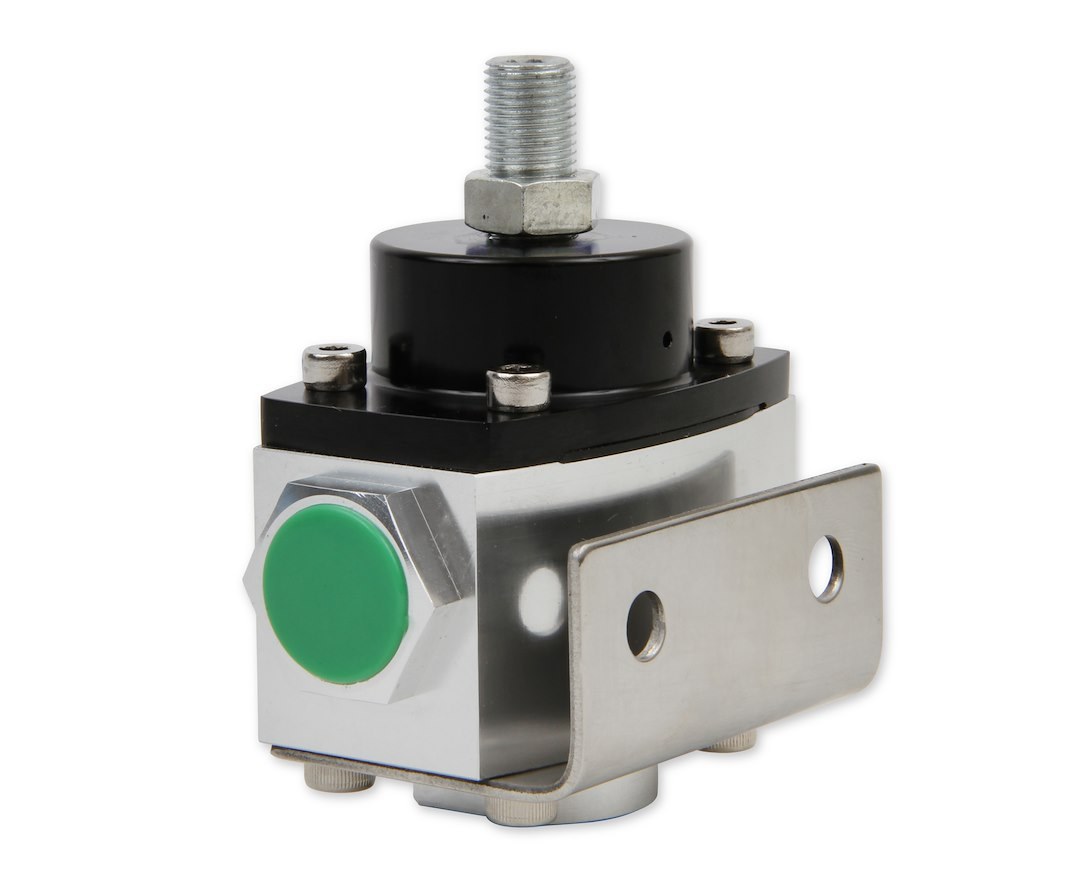 Mr. Gasket Fuel Pressure Regulator, 4.5-9 PSI Max Pressure, 3/8 Inch Inlet/ Outlet, Gasoline, Steel, With Mounting Bracket – 2015