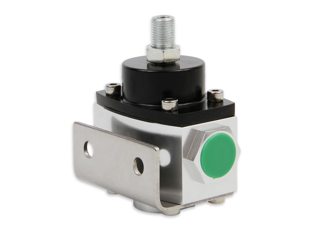 Mr. Gasket Fuel Pressure Regulator, 4.5-9 PSI Max Pressure, 3/8 Inch Inlet/ Outlet, Gasoline, Steel, With Mounting Bracket – 2015