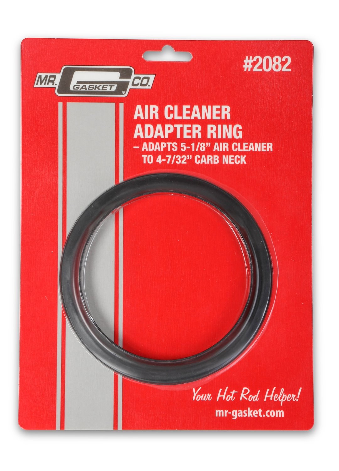 Mr. Gasket Air Filter Adapter Kit, Adapts 5-1/8 Inch Air Cleaner to 4-7/32 Inch Carburetor Neck – 2082
