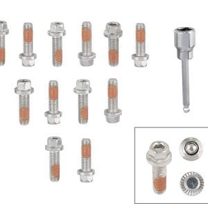 Mr. Gasket Exhaust Header Bolt, Headlock, For Use with Chevy Ls-Series Engines, M8-1.25 Millimeter Thread Size, Standard Bolt – 2235G