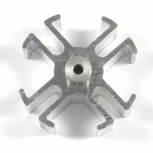Mr. Gasket Cooling Fan Spacer, 1/2 Inch Thick, Natural, Aluminum, With Spacer/ Washers/ Bolts – 2391