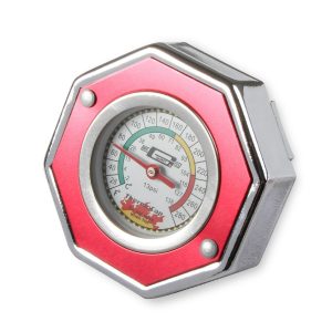 Mr. Gasket Radiator Cap, 13 PSI Max Pressure, Octagon, Red Anodized, Aluminum – 2470R