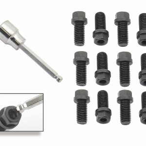 Mr. Gasket Exhaust Header Bolt, For Use with Amc 290-401/ Chevy Small Block 262-400/ Chrysler 383-440/ Pontiac 326-455/ Oldsmobile 330-455 – 3420G
