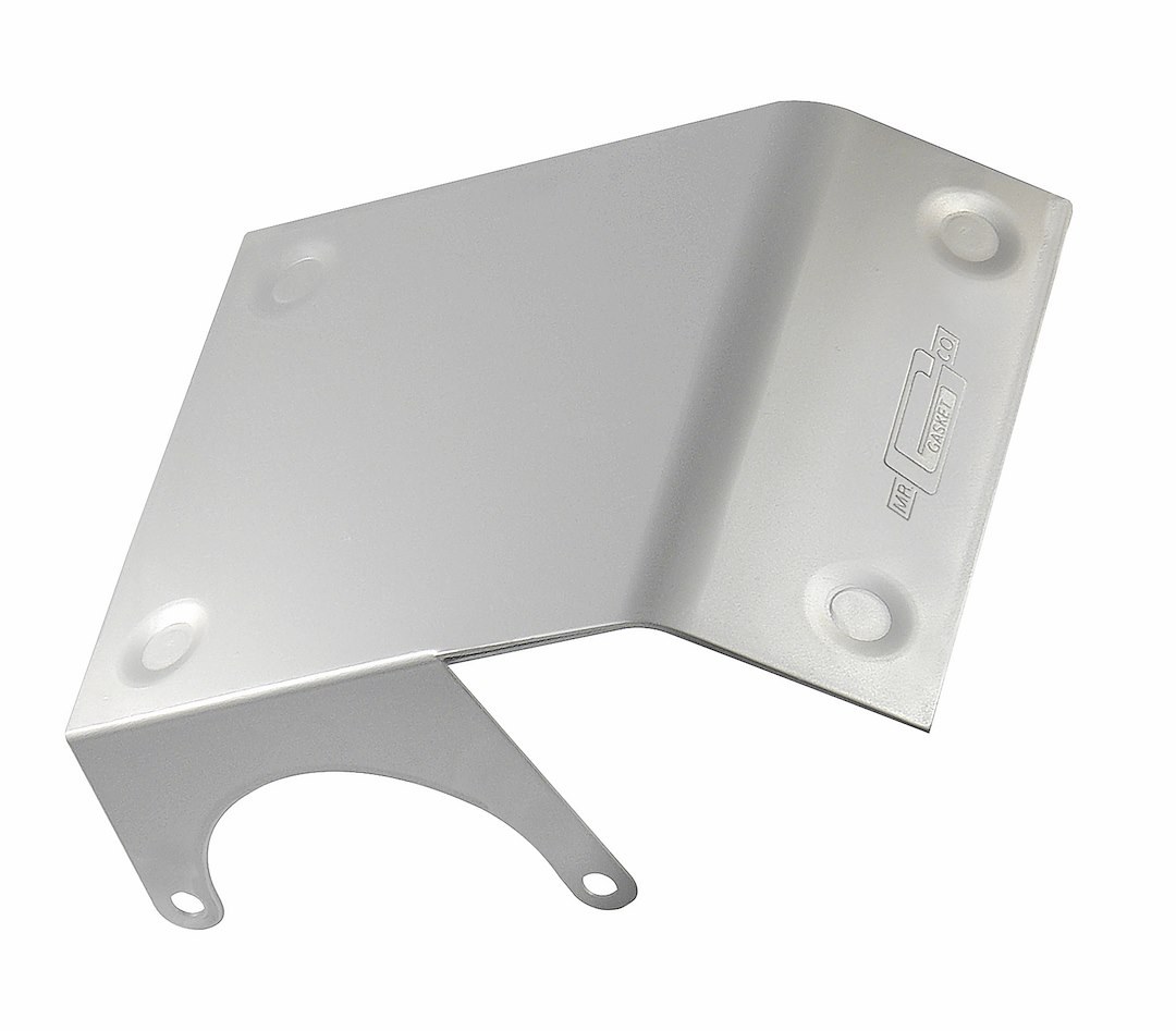 Mr. Gasket Starter Heat Shield, Chevy Small Block/ Big Block Chevy, Heat Resistant Material Between Two Aluminum Plates – 3678