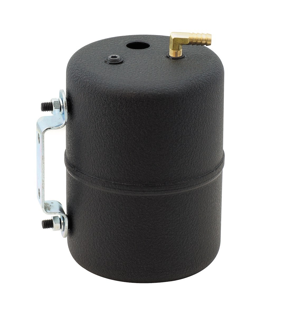 Mr. Gasket Vacuum Canister, Black Painted, Steel – 3701