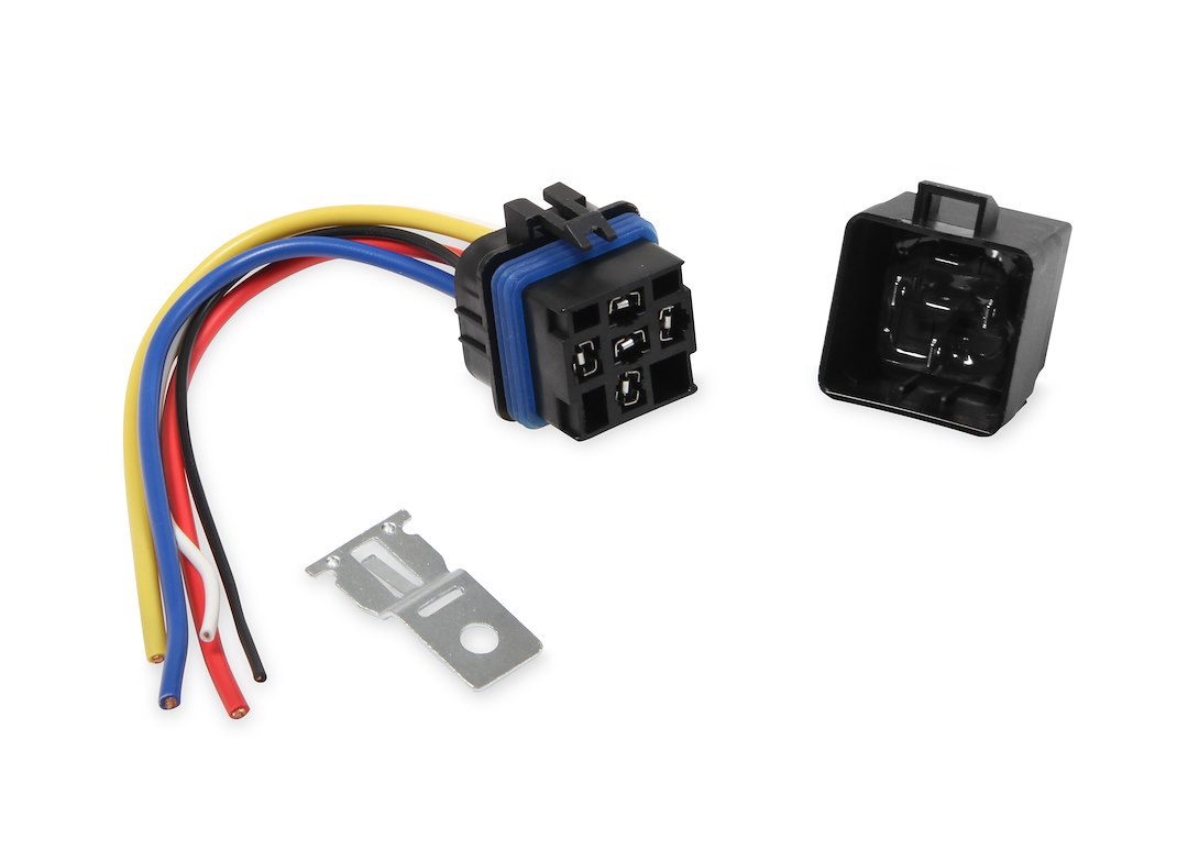 Mr. Gasket Fuel Pump Relay, 30 Amp Continuous/ 40 Amp Momentary, 12 Volts, Spade Terminal, Weatherproof – 40100G