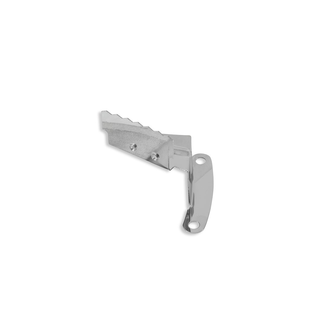 Mr. Gasket Timing Tab, For Use with Small Block Chevrolet Engines with Adjustable Pointer, Chrome – 4598