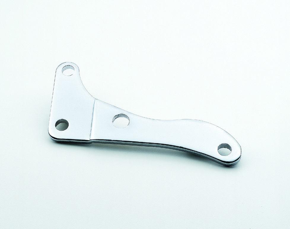 Mr. Gasket Alternator Bracket, Chrome Plated, Steel, Lower Bracket Only – 4954