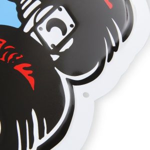 Mr. Gasket Sign, 13-1/2 Inch X 11 Inch, Mr. Gasket Corky, Blue/ Red/ Black, Metal – 4C