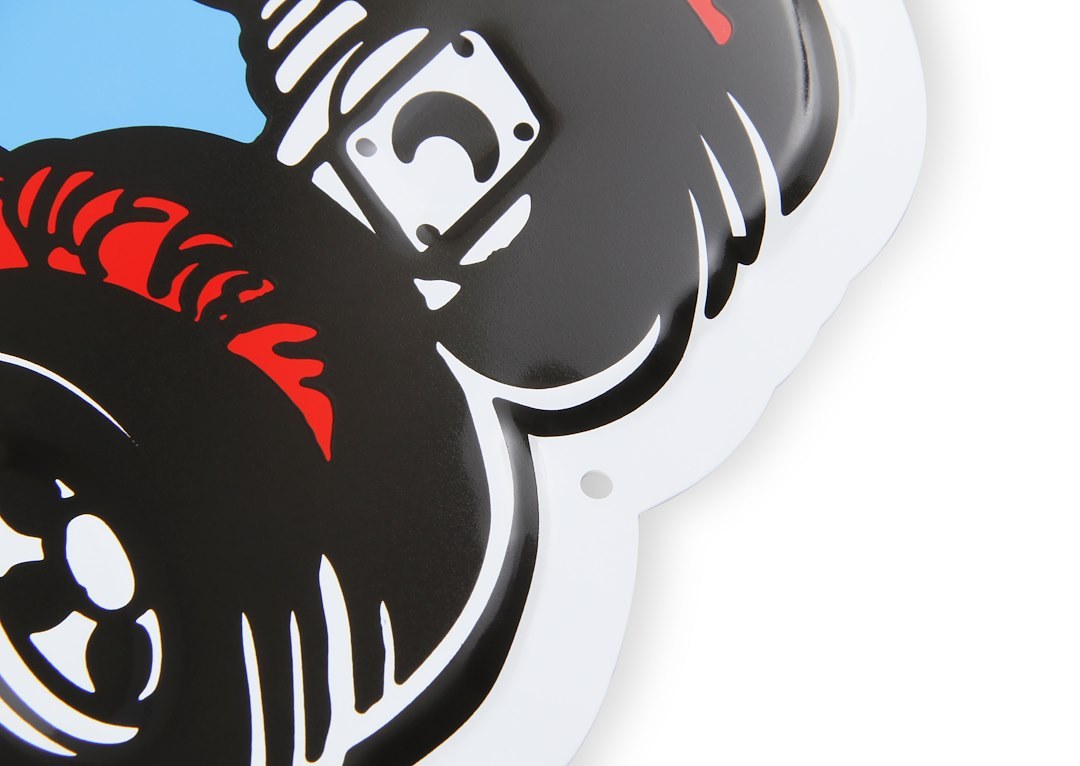 Mr. Gasket Sign, 13-1/2 Inch X 11 Inch, Mr. Gasket Corky, Blue/ Red/ Black, Metal – 4C