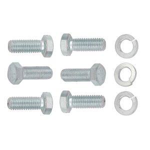 Mr. Gasket Crankshaft Pulley Bolt, For Use with Chevy Small Block and Big Block Engines, With 6 Bolts/ Washers – 5322G