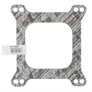 Mr. Gasket Carburetor Mounting Gasket, For Use with Square Flange 4 Barrel Carburetors, Single – 54G