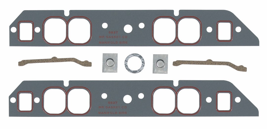 Mr. Gasket Intake Manifold Gasket, Ultra Seal, For Use with 1965-1990 Chevy Big Block 396-454, Oval Port, 1.75 Inch X 2.16 Inch Port Size – 5827