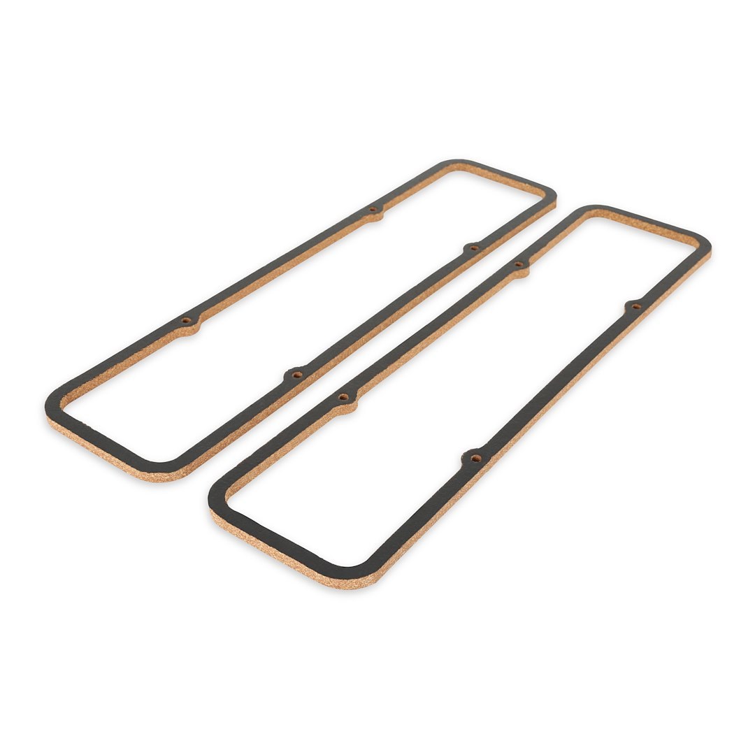 Mr. Gasket Valve Cover Gasket, Cork/ Rubber with Steel Core, 0.313 Inch Thick, Set of 2 – 5861