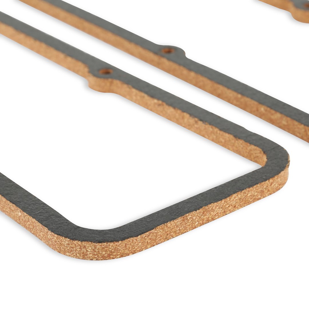 Mr. Gasket Valve Cover Gasket, Cork/ Rubber with Steel Core, 0.313 Inch Thick, Set of 2 – 5861