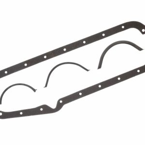 Mr. Gasket Oil Pan Gasket, Ultra Seal, Chevy Small Block, Composition Material, With Thick and Thin Front Seals – 5884