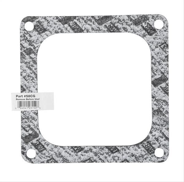 Mr. Gasket Carburetor Mounting Gasket, For Use with 4500 Flange Carburetors/ Open Design, Single – 58CG