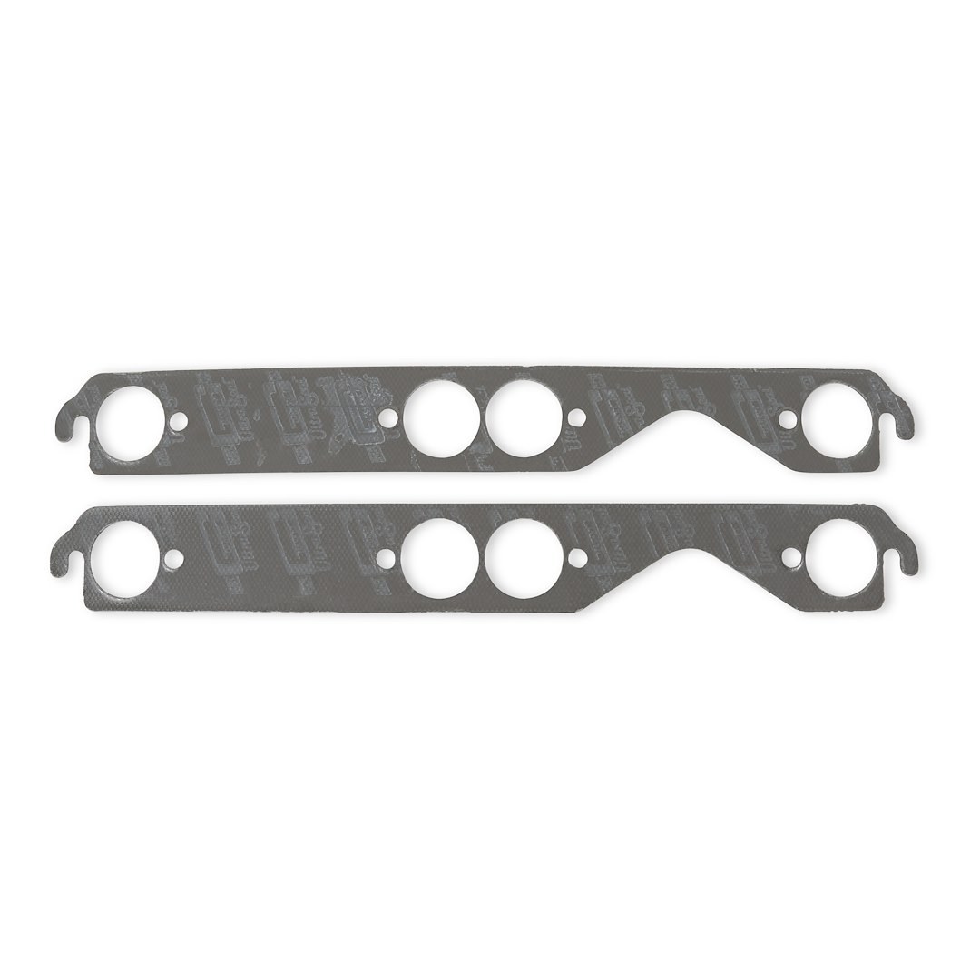 Mr. Gasket Exhaust Header Gasket, Steel Core Laminate, Set of 2, 1.63 Inch Port Size – 5902