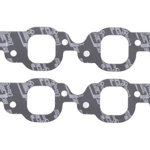 Mr. Gasket Exhaust Header Gasket, Steel Core Laminate, Set of 2, 1.90 Inch X 1.85 Inch Port Size – 5910
