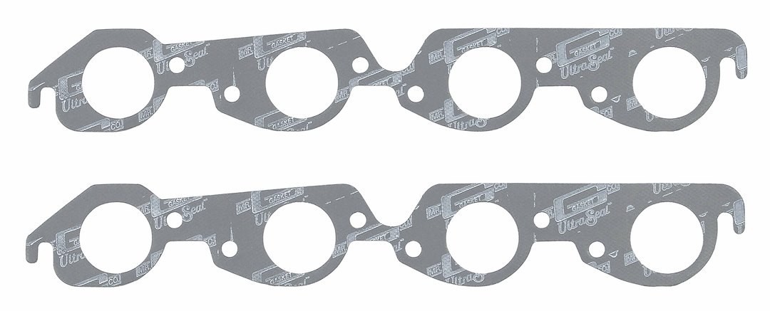Mr. Gasket Exhaust Header Gasket, Steel Core Laminate, Set of 2, 1.92 Inch Port Size – 5911