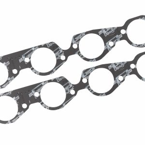 Mr. Gasket Exhaust Header Gasket, Steel Core Laminate, Set of 2, 2.43 Inch Port Size – 5914