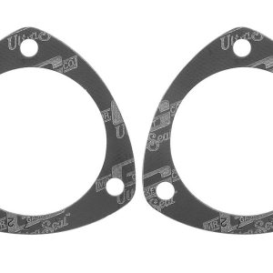 Mr. Gasket Exhaust Header Collector Gasket, Ultra Seal, 3-1/2 Inch Diameter, Triangle, 4-7/16 Inch Bolt Circle, 3/8 Inch Bolt Hole Size – 5972