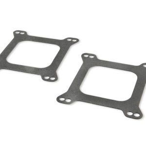 Mr. Gasket Carburetor Spacer, For Use with Standard Bolt Patterns for Holley and Carter, 1 Inch Open Center, 1 Inch Thick, Natural, Aluminum – 6005